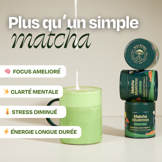 Matcha + fouet + cuillère