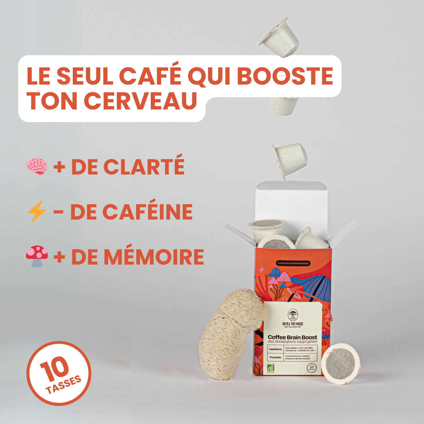 Café adaptogène capsules - PRÉCOMMANDE