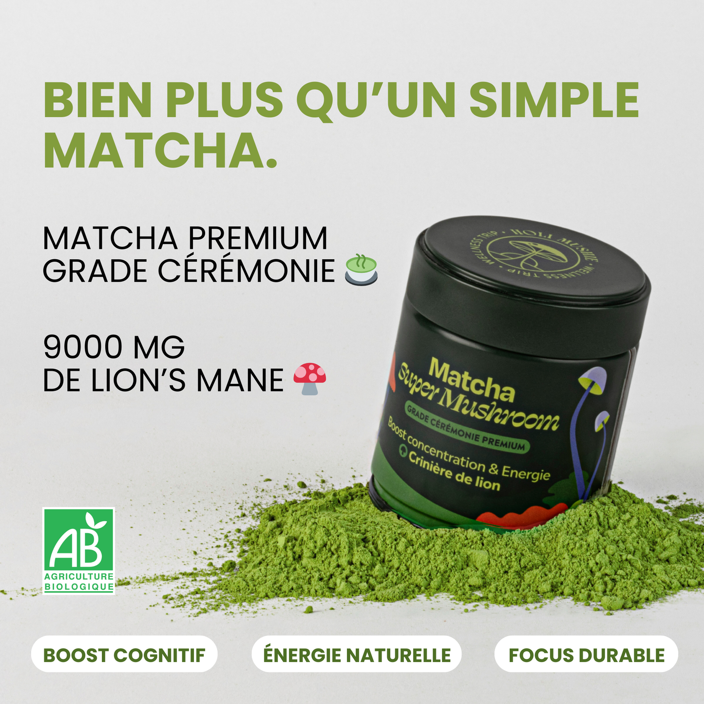 Matcha adaptogène - PRÉCOMMANDE