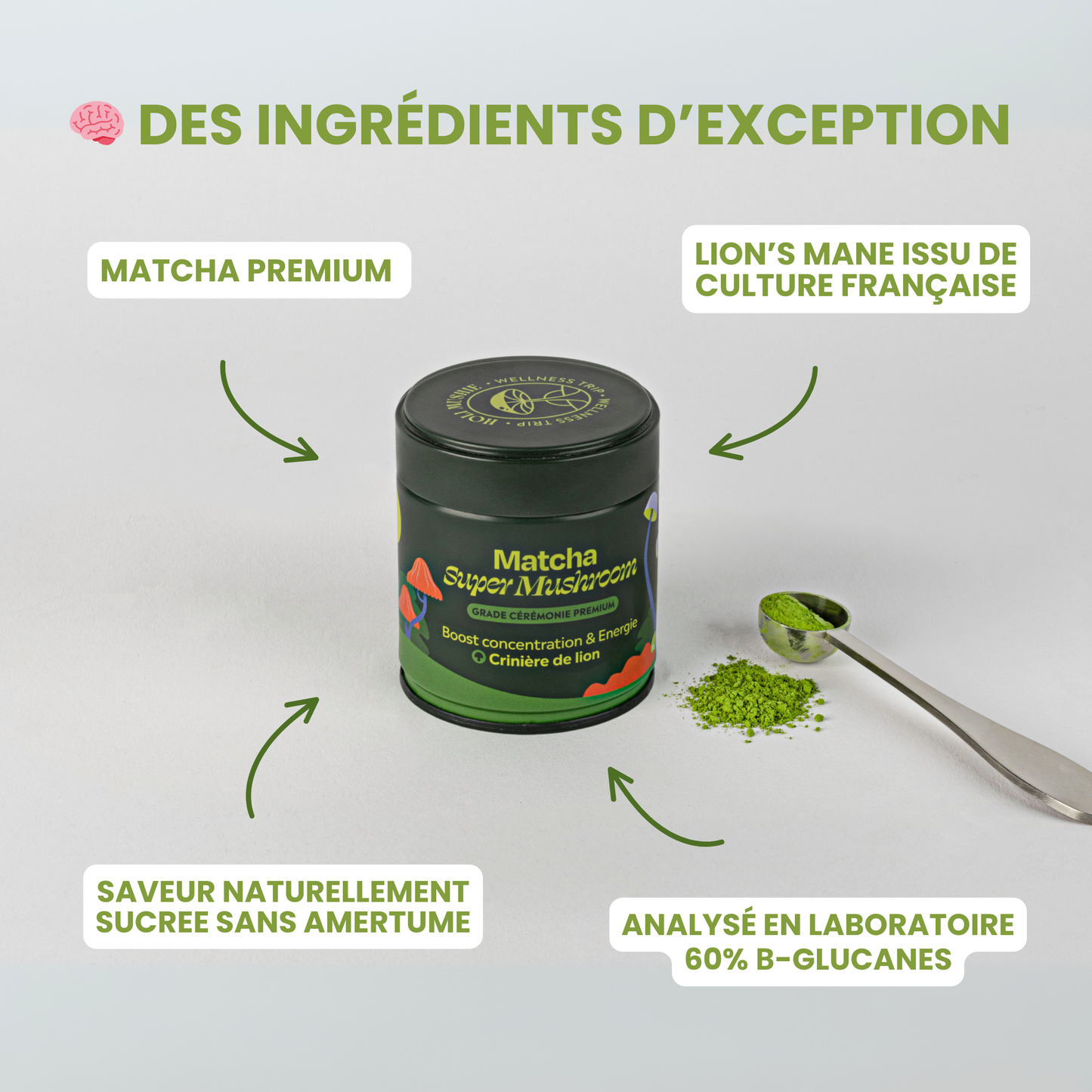 Matcha adaptogène - PRÉCOMMANDE