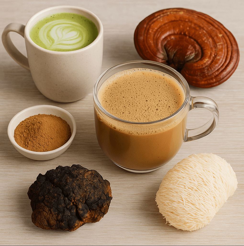 Remplacer le café naturellement : les meilleures alternatives à base de champignons adaptogènes
