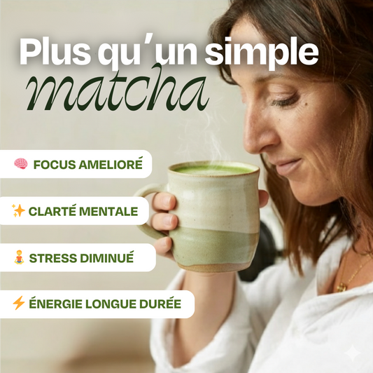 Matcha aux champignons adaptogènes