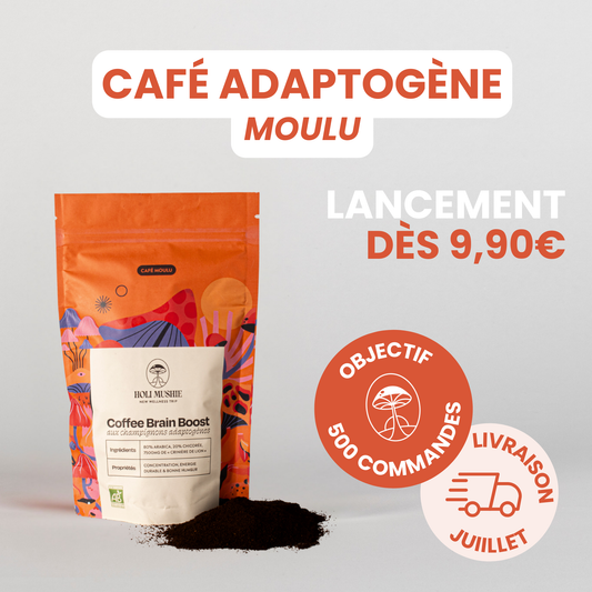 Café adaptogène moulu - PRÉCOMMANDE
