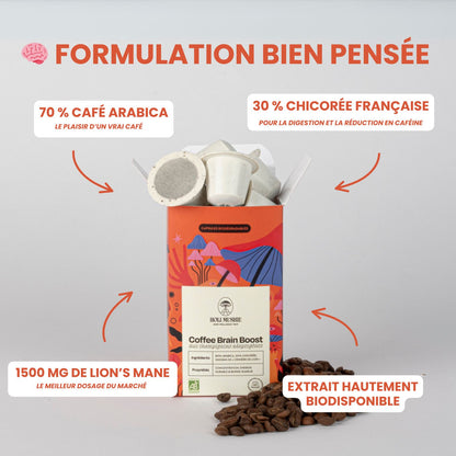 Café FOCUS champignon - CAPSULES